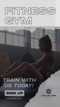Train With Us Instagram Story Design