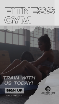 Train With Us Instagram Story Preview