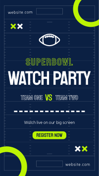 Super Bowl Touchdown Facebook Story Image Preview