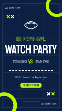 Super Bowl Touchdown Facebook story Image Preview