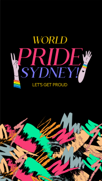 World Pride Sydney Facebook Story Design