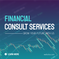 Simple Financial Services Instagram Post Design