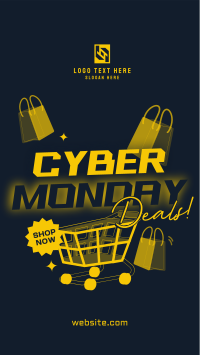 Cyber Monday Deals Instagram reel Image Preview