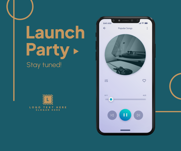 New Song Launch Party Facebook Post Design Image Preview