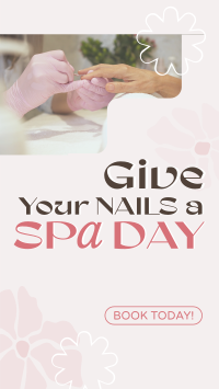 Nail Spa Day TikTok video Image Preview