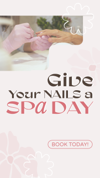 Nail Spa Day TikTok Video Image Preview