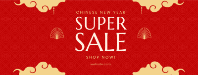 Lunar New Year Sale Facebook cover Image Preview