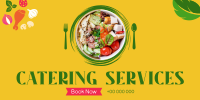 Catering Food Variety Twitter Post Design