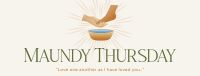 Maundy Thursday Facebook cover Image Preview