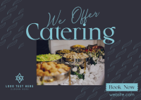 Dainty Catering Provider Postcard Design