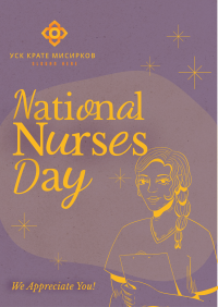 Midcentury Nurses' Day Flyer Image Preview