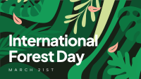 Abstract Forest Day Facebook Event Cover Design
