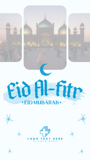 Modern Eid Al Fitr Facebook story Image Preview