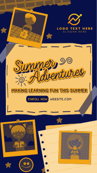 Summer Education Bulletin Instagram Reel Design