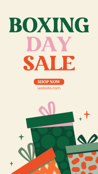 Boxing Day Flash Sale Instagram Story Design