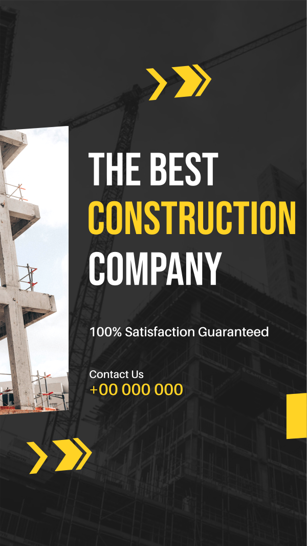 The Best Construction Instagram Story Design Image Preview