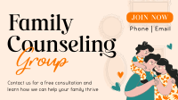 Family Counseling Group Animation Design