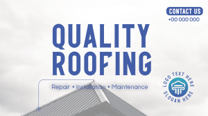 Quality Roofing YouTube Video Image Preview