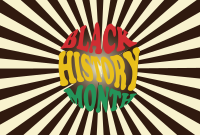 Groovy Black History Pinterest Cover Design
