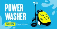 Power Washer Rental Facebook Ad Design