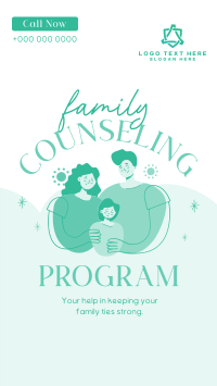 Family Counseling Program Instagram Story Design