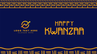 Kwanzaa Engraving Facebook Event Cover Design