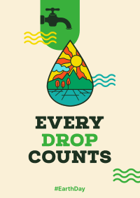 Every Drop Counts Flyer Image Preview