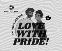 Love with Pride Facebook Post Design