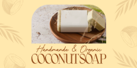 Organic Coconut Soap Twitter Post Design