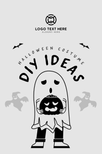 Trick or Treat Ghost Pinterest Pin Image Preview