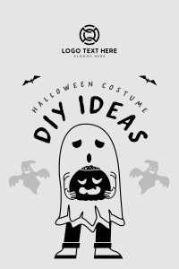 Trick or Treat Ghost Pinterest Pin Preview