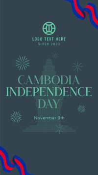 Cambodia Independence Festival Instagram story Image Preview