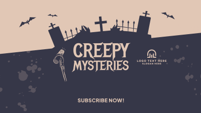 Creepy Mysteries  YouTube cover (channel art) Image Preview