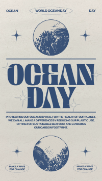 Retro Ocean Day Video Image Preview