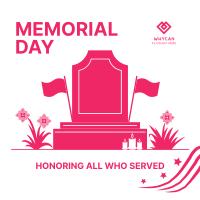 Memorial Day Tombstone Instagram post Image Preview