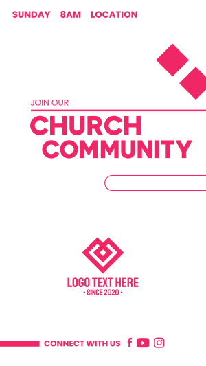 Church Community Instagram story Image Preview