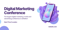 Digital Marketing Conference Twitter Post Design