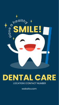 Dental Care Facebook Story Design