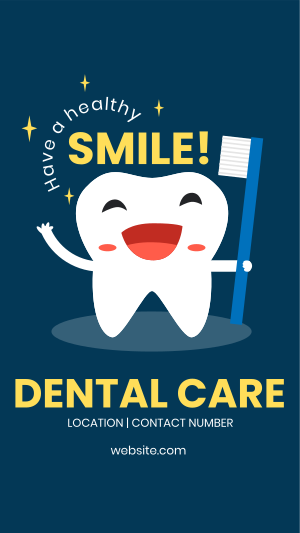 Dental Care Facebook story Image Preview