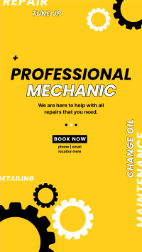 Need A Mechanic? Facebook Story Design