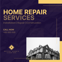 Minimal  Home Repair Service Offer Instagram post Image Preview