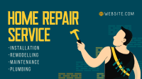 Home Repair Man Service Offer Facebook event cover Image Preview