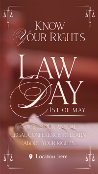 Law Day Greeting Instagram Story Design