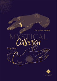 Jewelry Mystical Collection Flyer Design