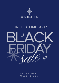 Black Friday Savings Spree Poster Design