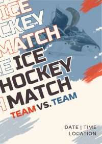 Ice Hockey Versus Match Poster Image Preview