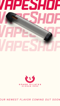 Hit That Vape Instagram Story Design