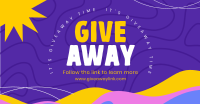 Liquid Abstract Giveaway Facebook ad Image Preview