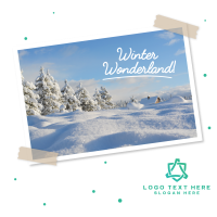 Winter Wonderland Instagram post Image Preview