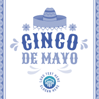 Colorful Hat in Cinco De Mayo Linkedin Post Image Preview